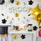 30-Pack 10in Black, Gold & Silver Star Foil Balloons – Mylar Party Decor for Wedding & Birthday